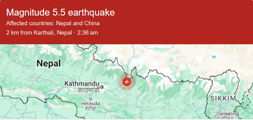 Nepal Mein 5.5 Magnitude Ka Earthquake, India Mein Bhi Mehsoos Hua… Kyu Hai Ye Region Itna Active?